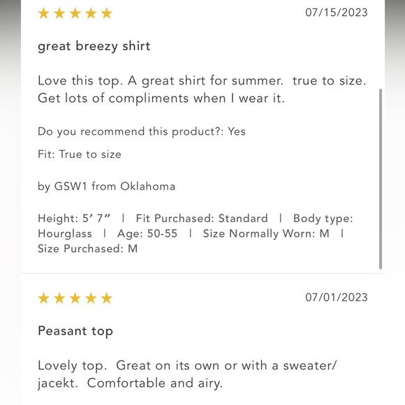 Anthro Cloth & Stone Peasant Top - Picture 4 of 5